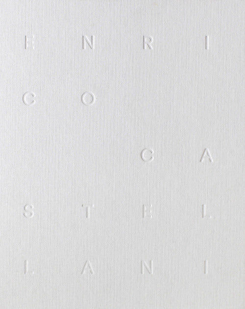 Enrico Castellani. Catalogo. Ediz. italiana e inglese