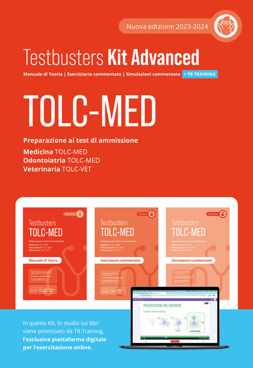 Cover of TOLC-MED. Test Medicina 2024/2025. Kit advanced