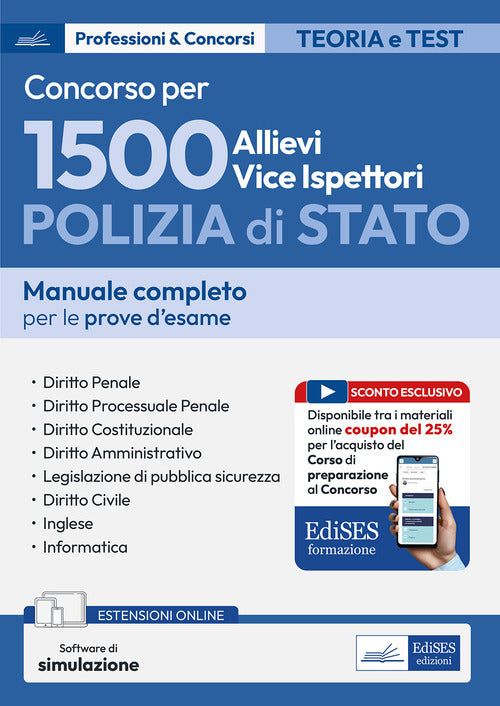Concorso 1500 Allievi Vice Ispettori Polizia di Stato