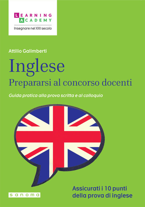 Cover of Inglese. Prepararsi al concorso docenti. Guida pratica alla prova scritta e al colloquio