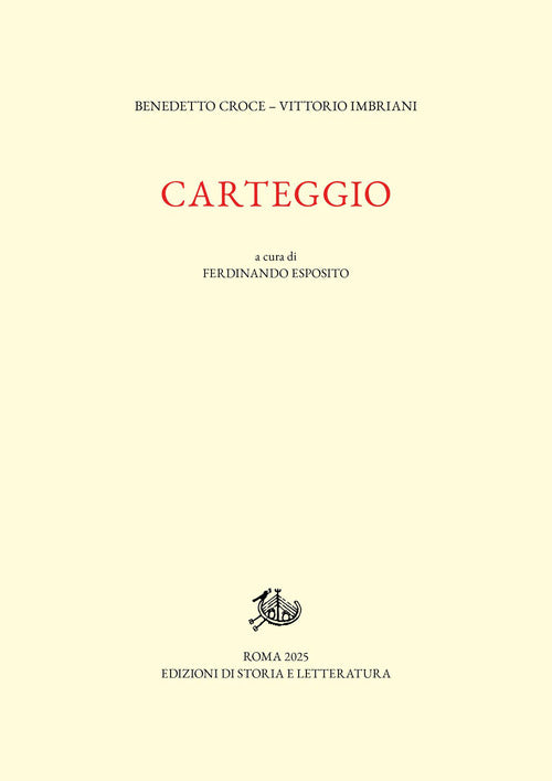 Carteggio. 1885