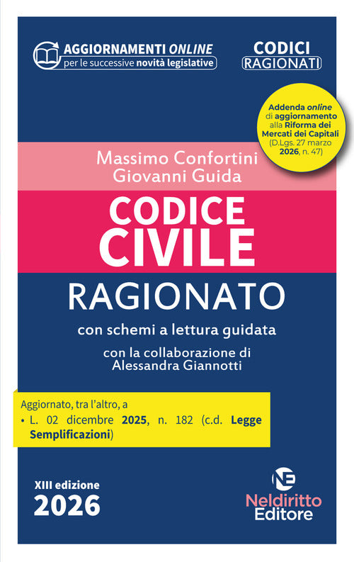 Codice civile ragionato 2026