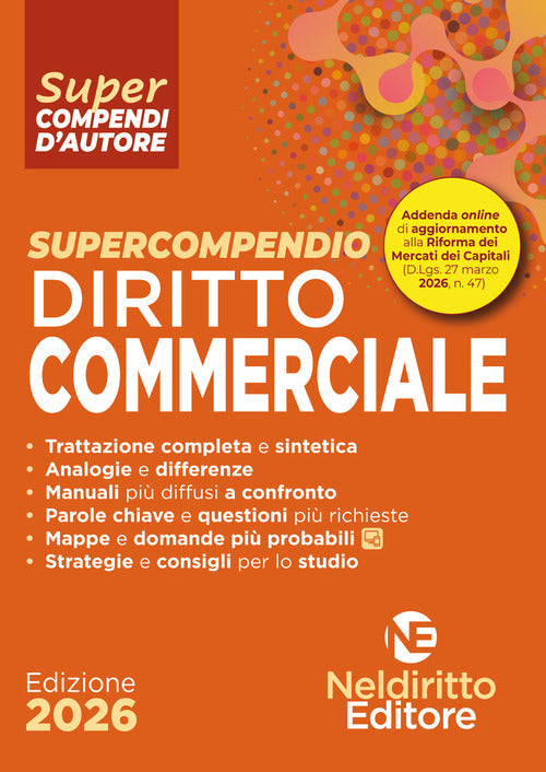Supercompendio di diritto commerciale 2026