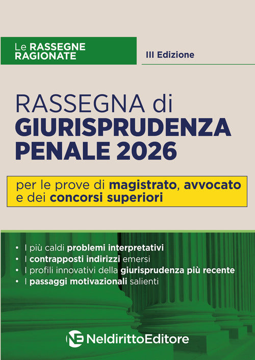 Rassegna ragionata di diritto penale 2026
