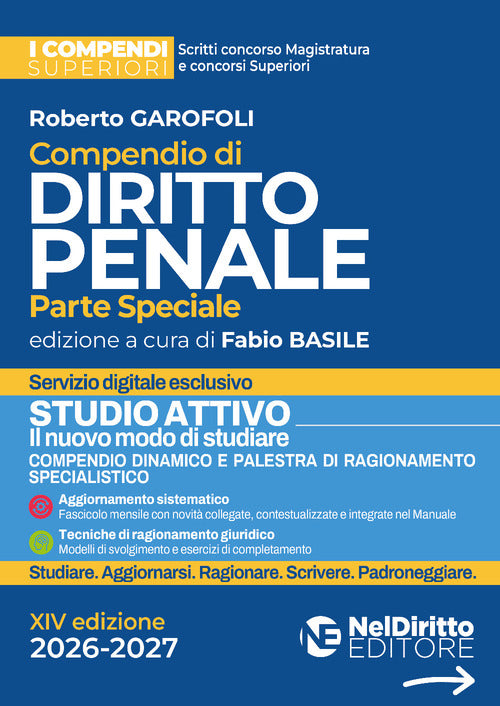 Compendio superiore di diritto penale. Parte speciale 2026-2027