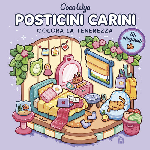 Posticini carini. Libro da colorare per tutte le et (Gli originali Coco Wyo)