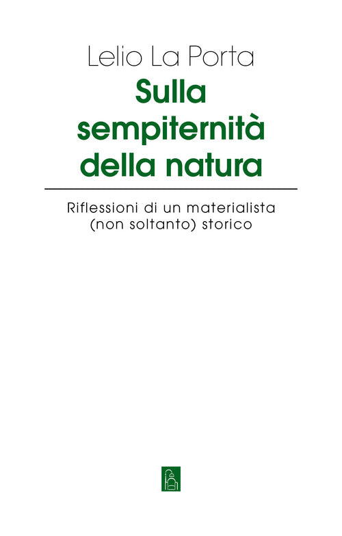Cover of Sulla sempiternità della natura