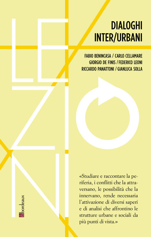 Cover of Dialoghi inter/urbani