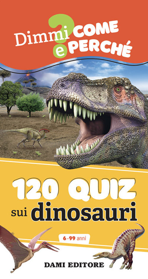 Cover of 120 quiz sui dinosauri