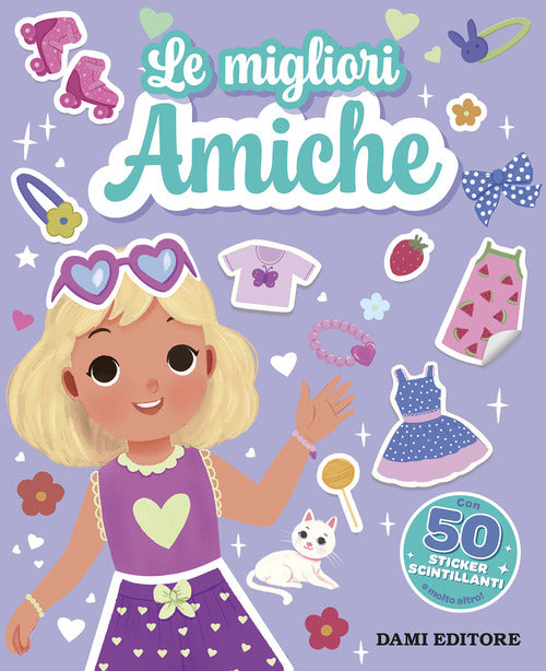 Le migliori amiche. Sticker scintillanti