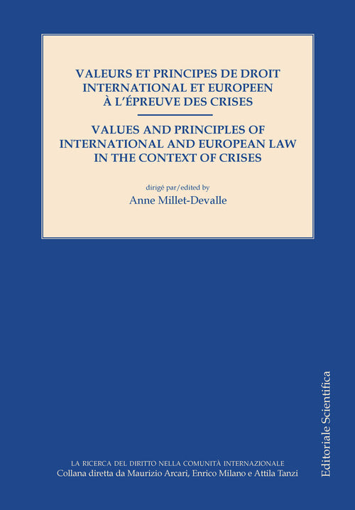 Cover of Valeurs et principes de droit international et europeen à l'épreuve des crises