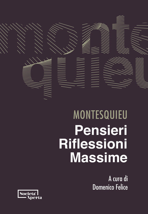 Cover of Pensieri, riflessioni, massime