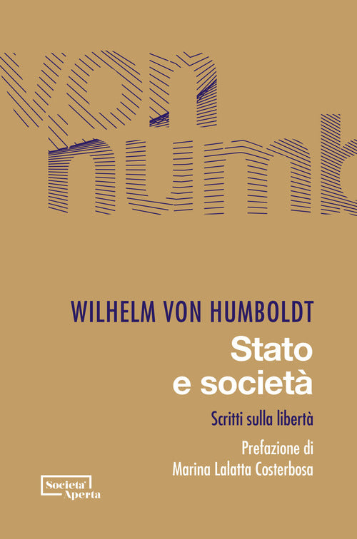 Cover of Stato e società. Scritti sulla libertà