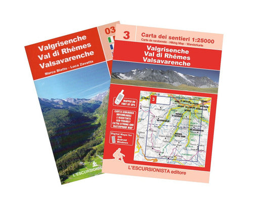 Cover of Valgrisenche-Val di Rhemes-Valsavarenche. Scala 1:25.000