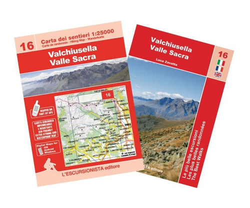 Valchiusella, Valle Sacra. Carta dei sentieri 1:25.000. Con guida Le pi belle escursioni