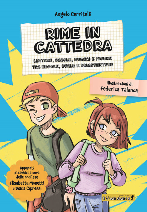 Cover of Rime in cattedra. Lettere, parole, numeri e figure tra regole, burle e disavventure