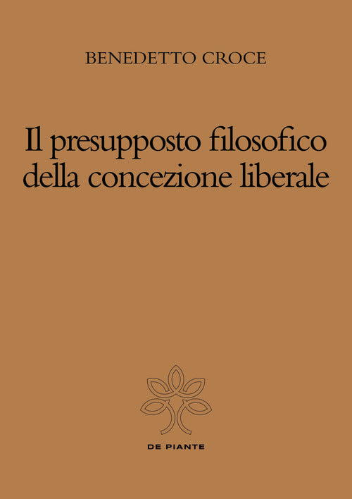 Cover of presupposto filosofico della concezione liberale