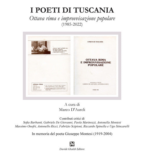 Cover of poeti di Tuscania. Ottava rima e improvvisazione popolare (1985-2022)