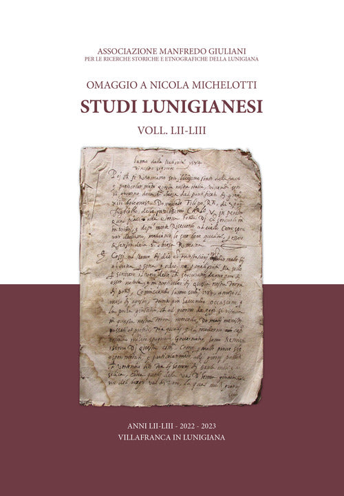 Cover of Studi lunigianesi 2022-2023