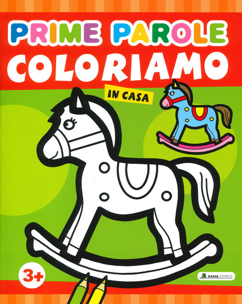 Cover of Coloriamo in casa. Prime parole