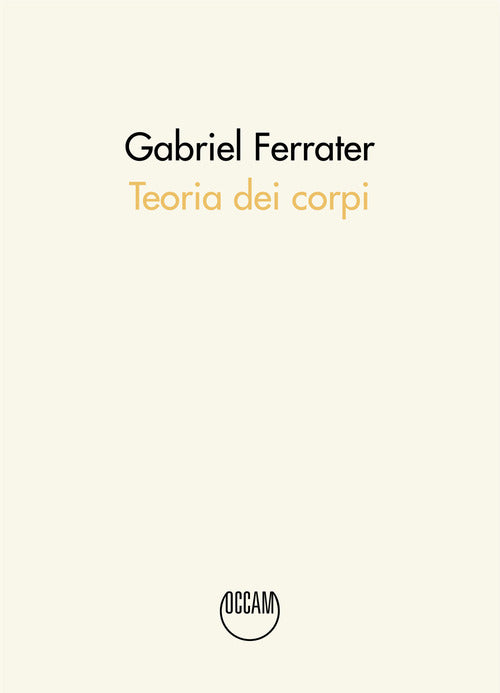 Cover of Teoria dei corpi. Testo catalano a fronte