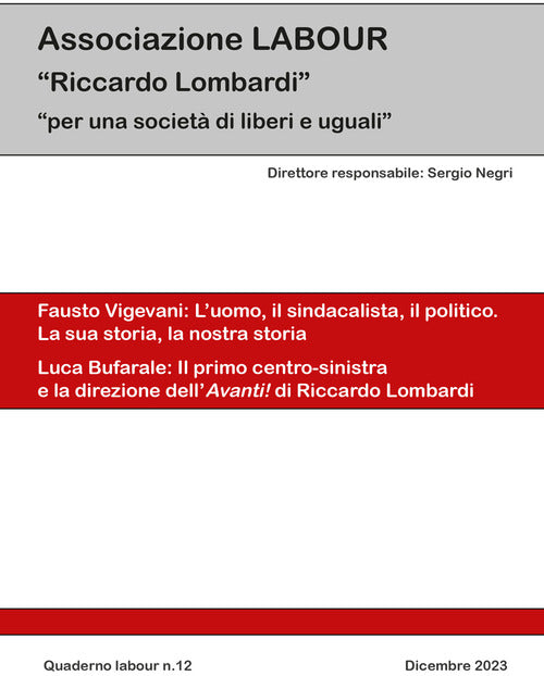 Cover of Quaderno labour