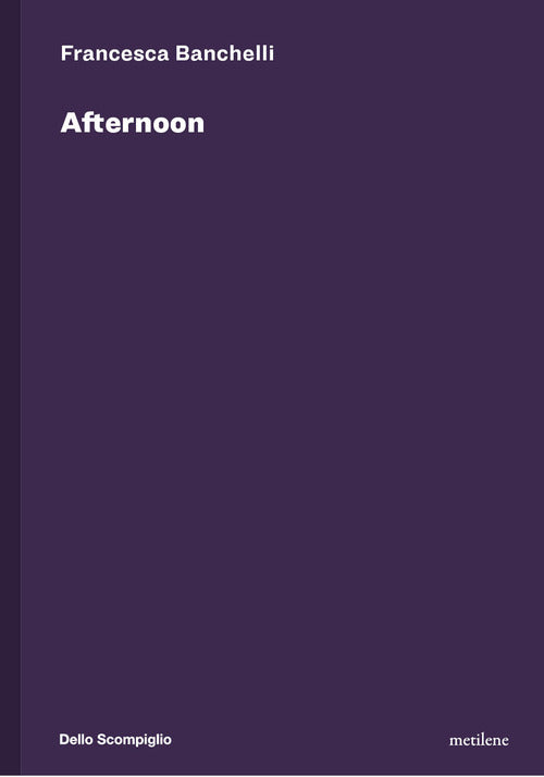 Afternoon. Ediz. italiana e inglese