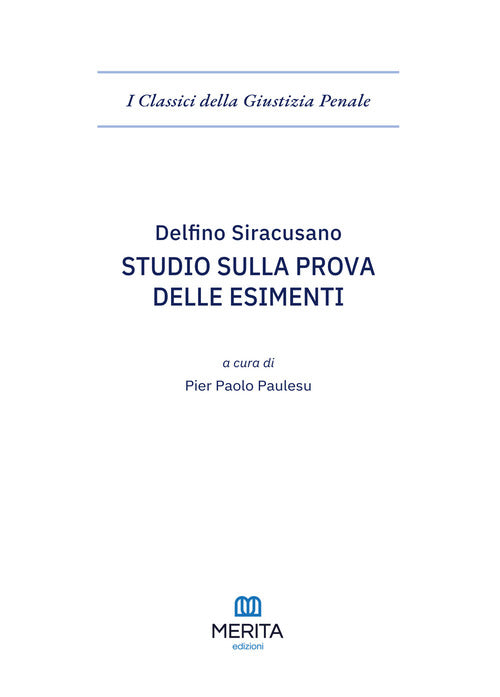 Studio sulla prova delle esimenti