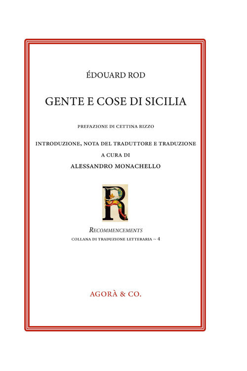 Gente e cose di Sicilia. Ediz. italiana e francese