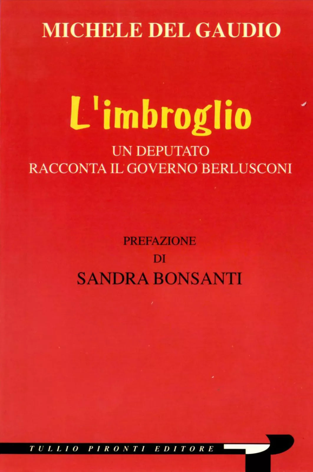 L’imbroglio - un deputato racconta il governo Berlusconi - Michele Del Gaudio