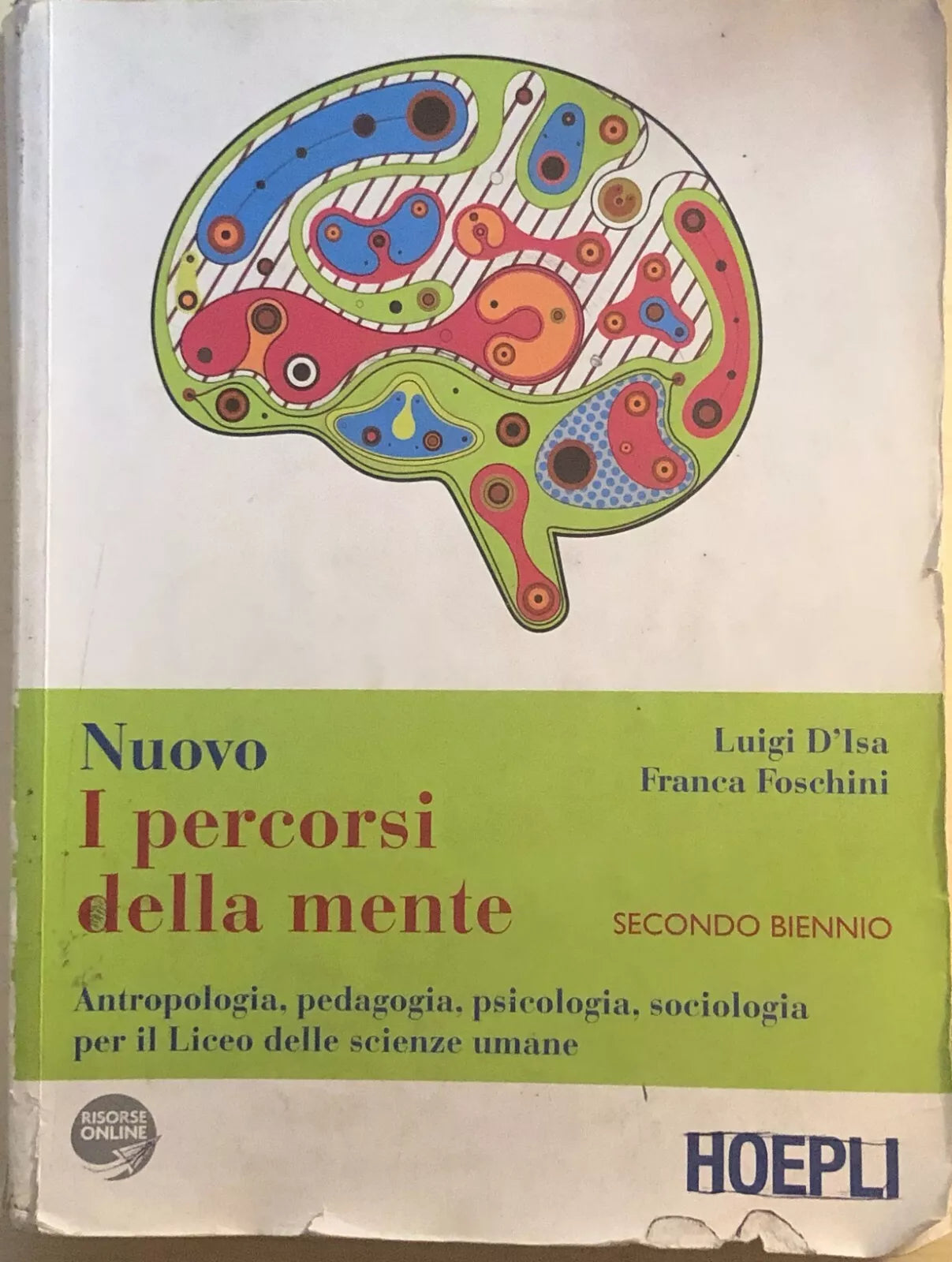 I percorsi della mente, secondo biennio di AA.VV., 2012, Hoepli