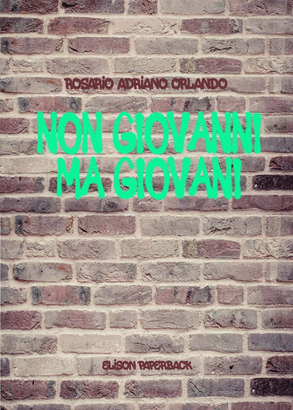 Non giovanni, ma giovani di Rosario Adriano Orlando, 2021, Elison Paperback