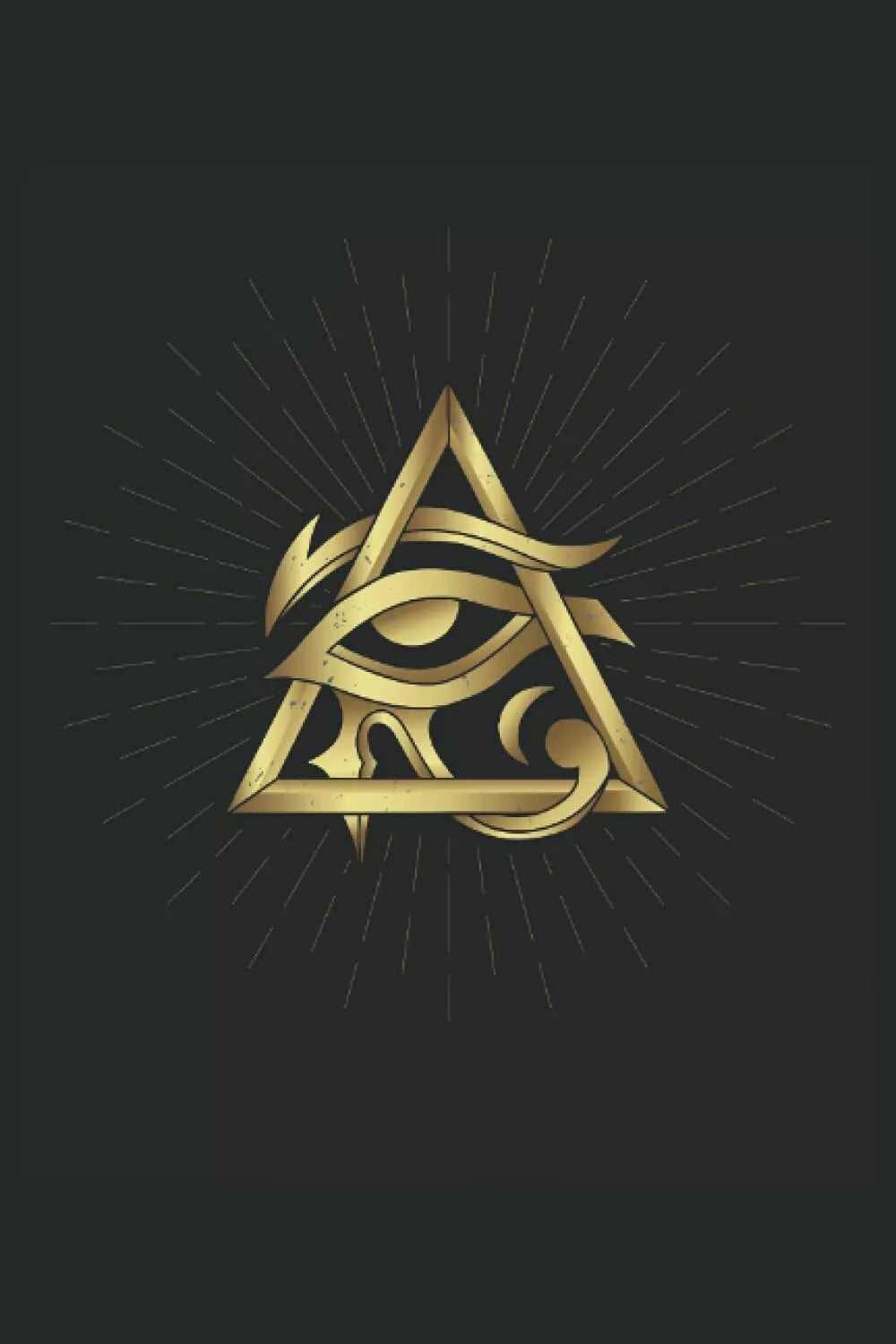 Esoterico Egitto Eye: Egitto Geometria sacra Occultismo Gifts Notebook foderato