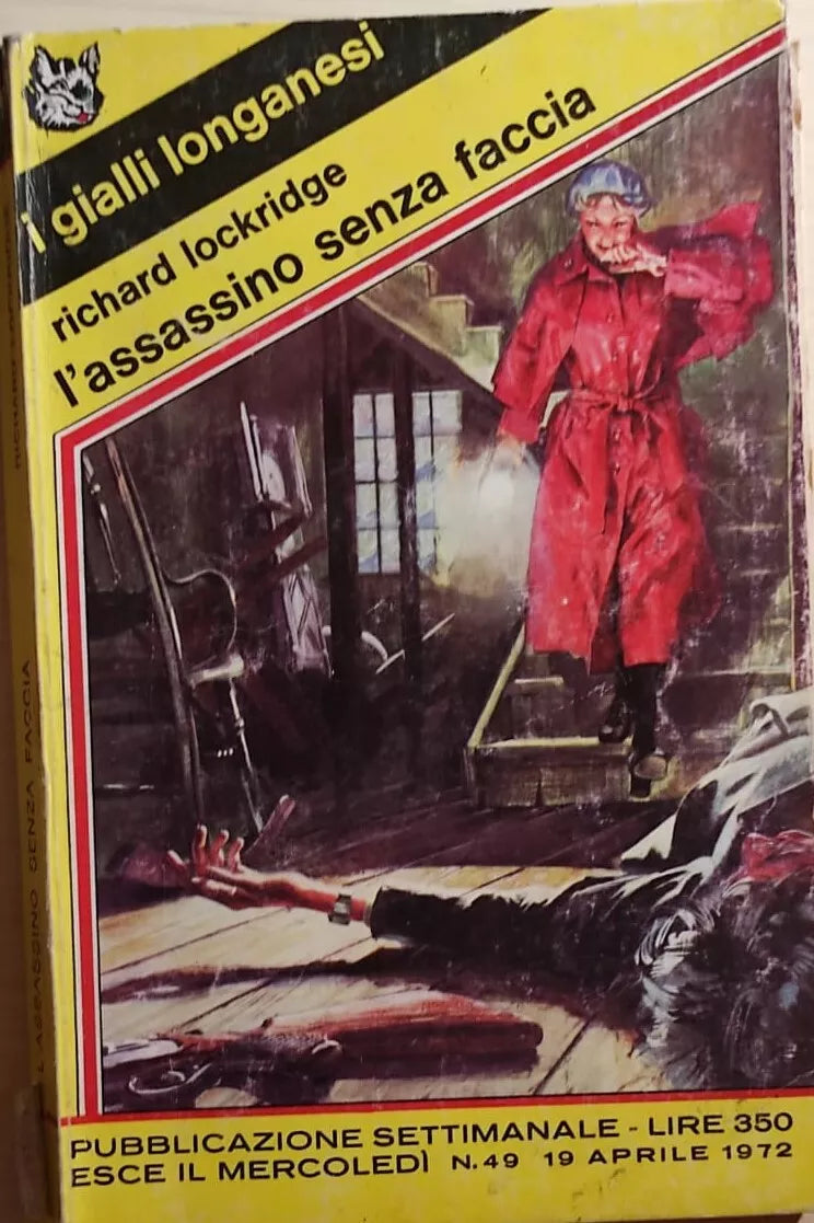 L’assassino senza faccia di Richard Lockridge, 1972, Longanesi E C.
