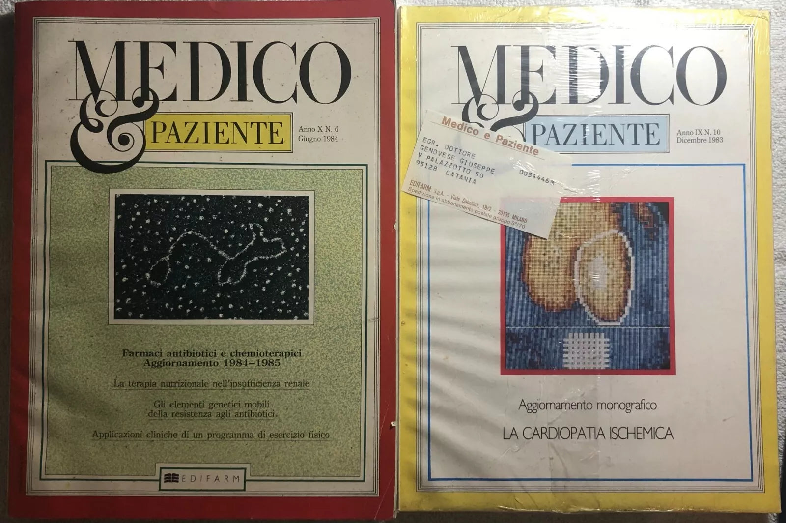 Medico & paziente 2 numeri+suppl. Terapia oggi di Aa.vv., 1983, Edifarm