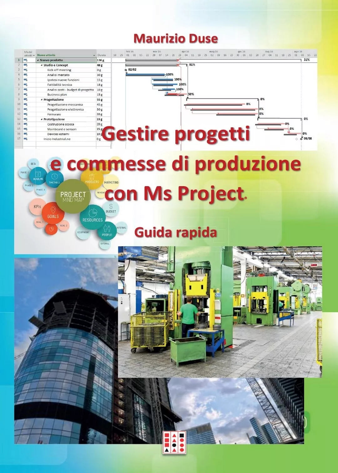Gestire progetti e commesse di produzione con Ms Project, Maurizio Duse, 2016