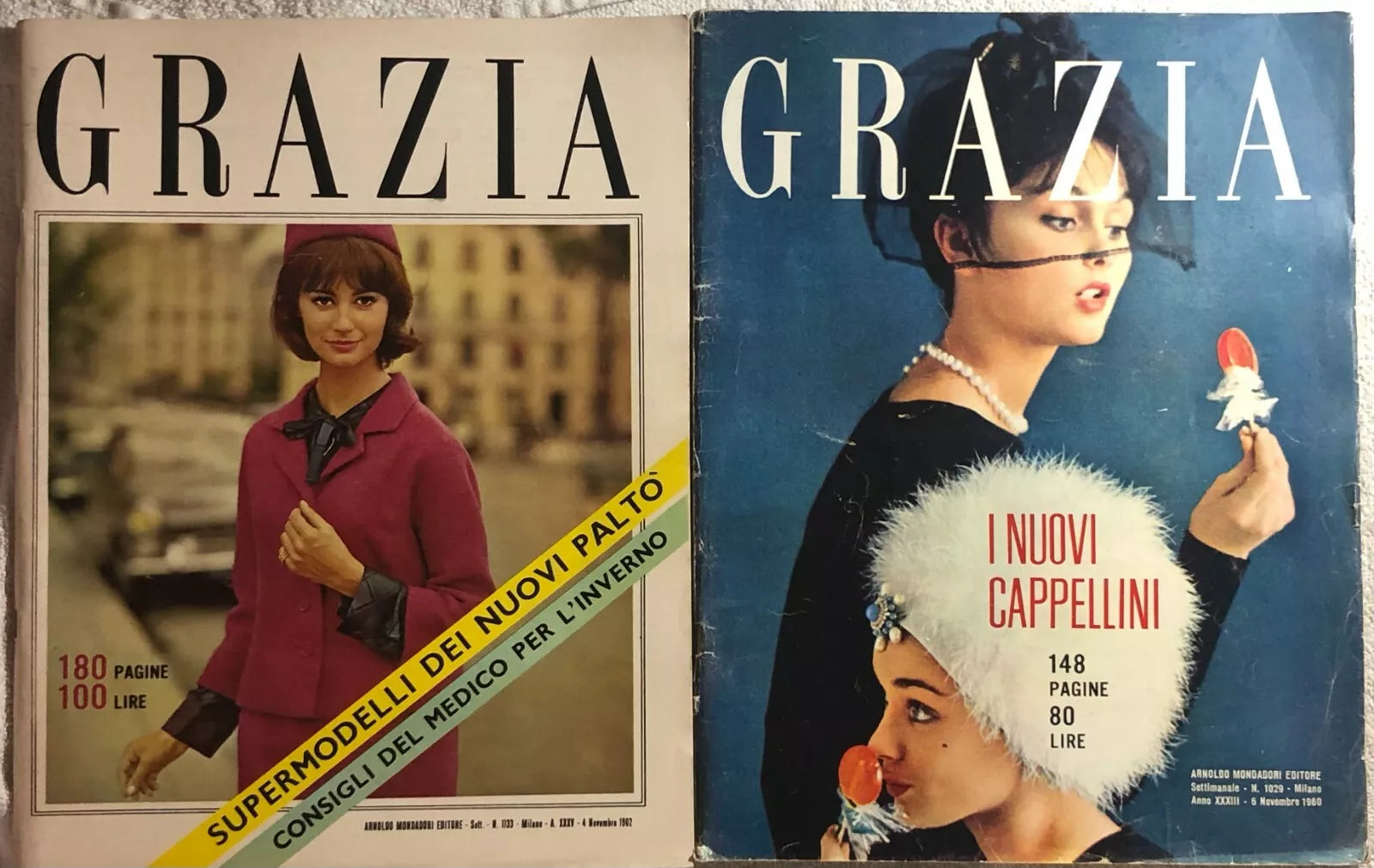 Grazia n. 1029-1133 di Aa.vv., 1960, Arnoldo Mondadori Editore