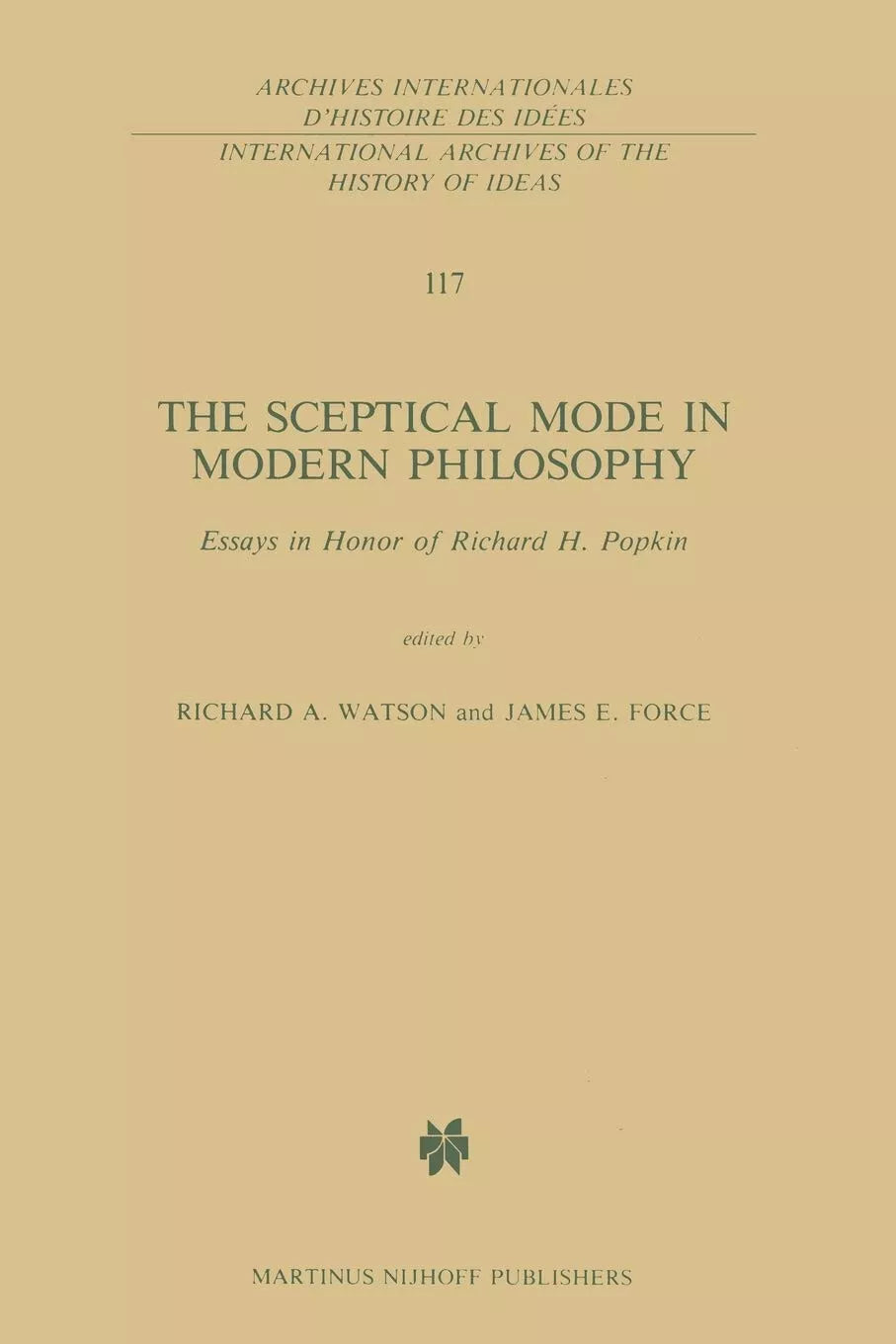 The Sceptical Mode in Modern Philosophy