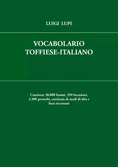 Vocabolario Toffiese