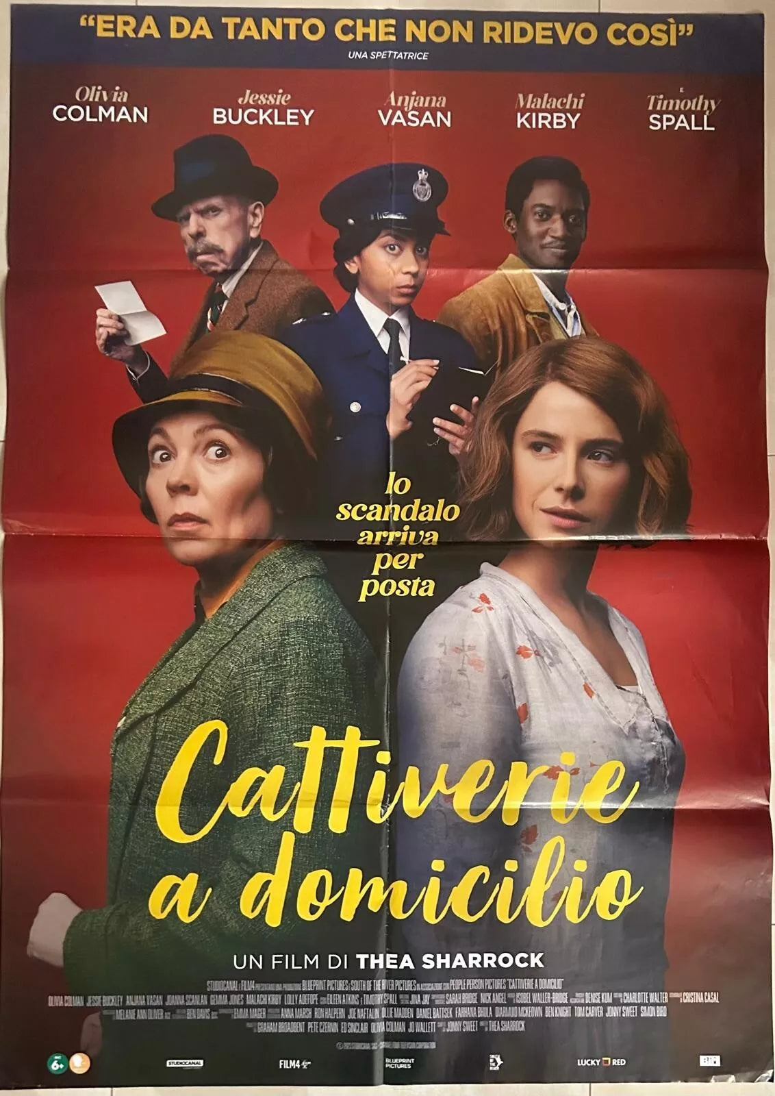 Poster locandina Cattiverie a domicilio 100x140 ORIGINALE da cinema di Thea Sha