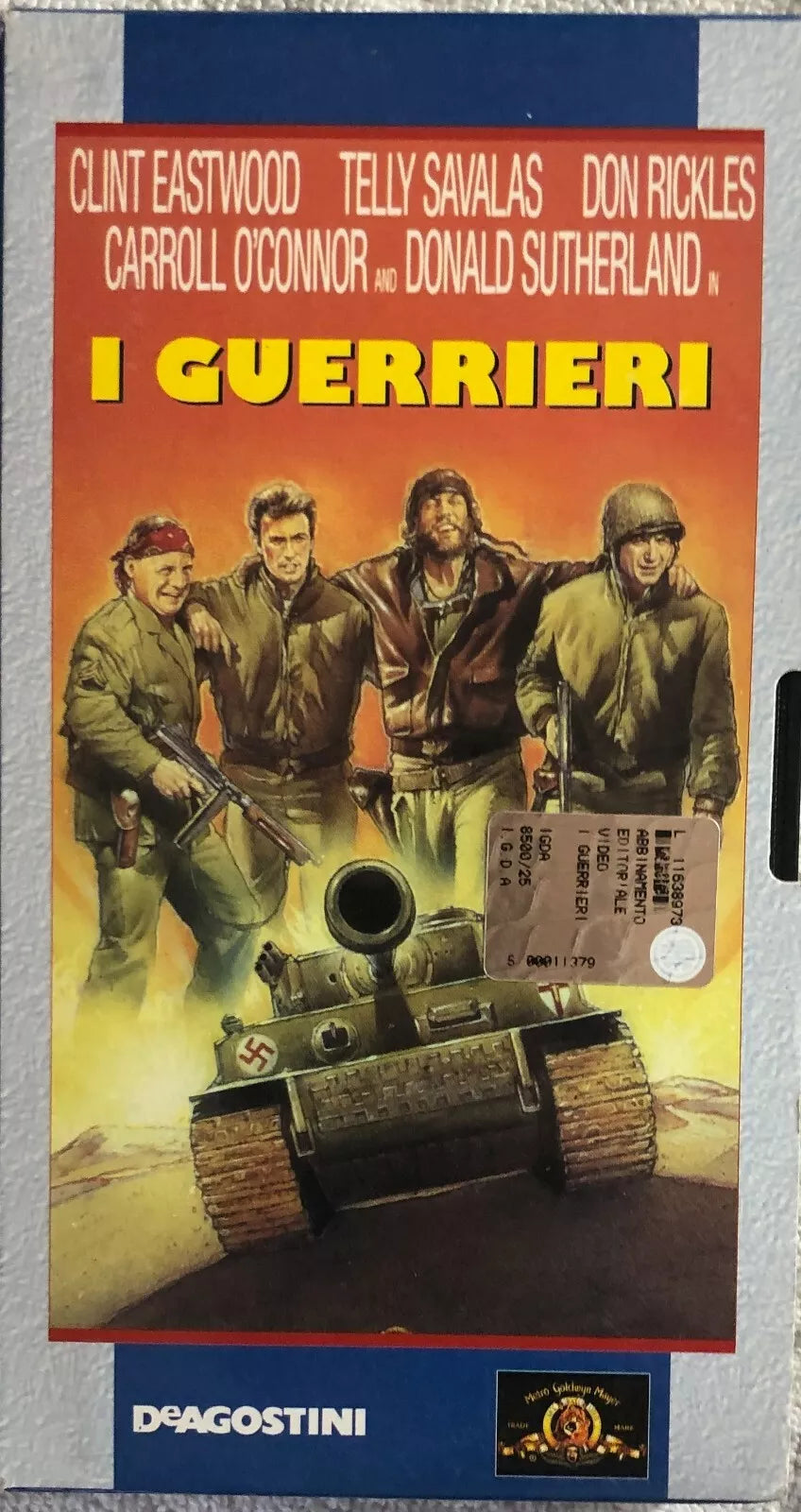 I guerrieri VHS di Brian G. Hutton, 1970, Deagostini