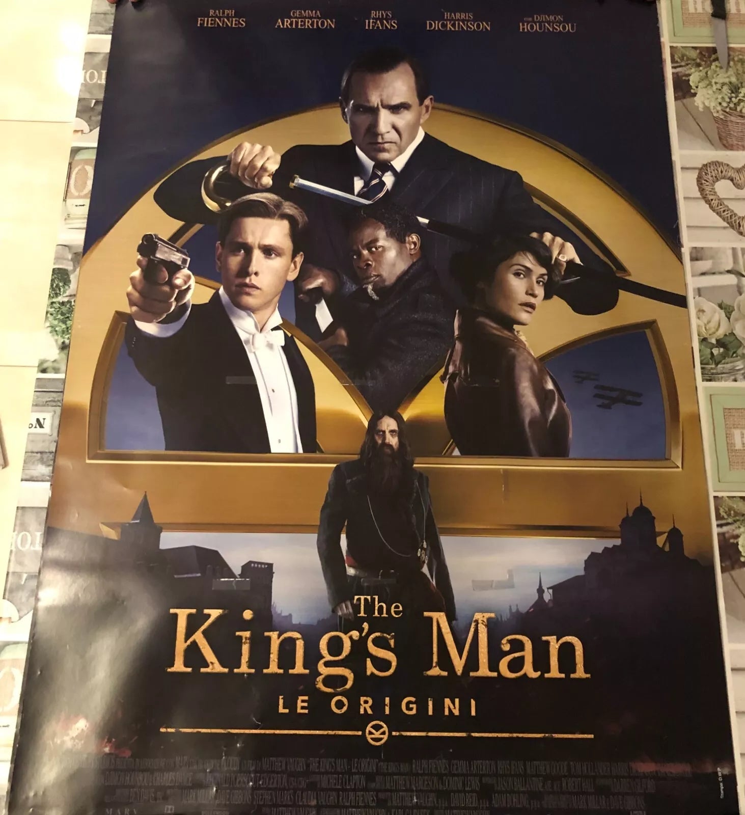 Poster locandina The King s man Le origini 100x70 cm ORIGINALE da cinema 2021 d