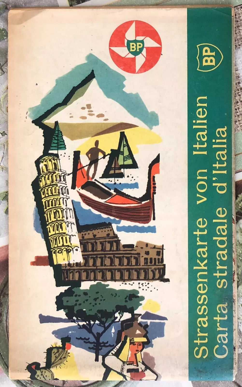 Carta stradale d Italia BP di Bp Touring Service
