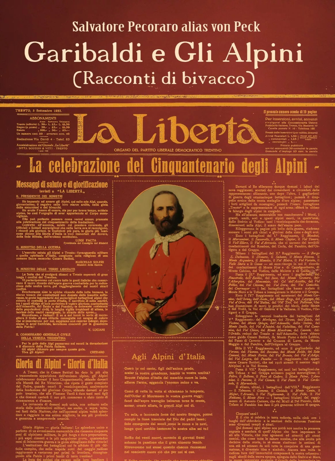 Garibaldi e gli alpini racconti di bivacco di Salvatore Pecoraro, 2021, Youcan