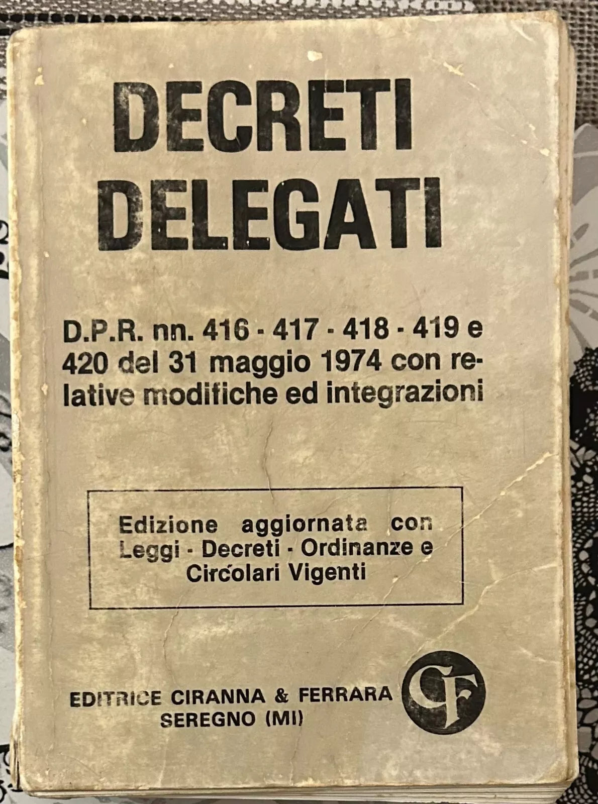 Decreti delegati D P R nn 416