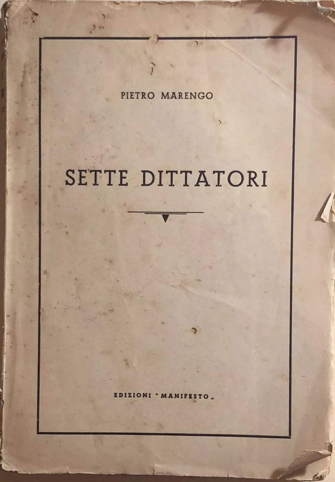 Sette dittatori di Pietro Marengo