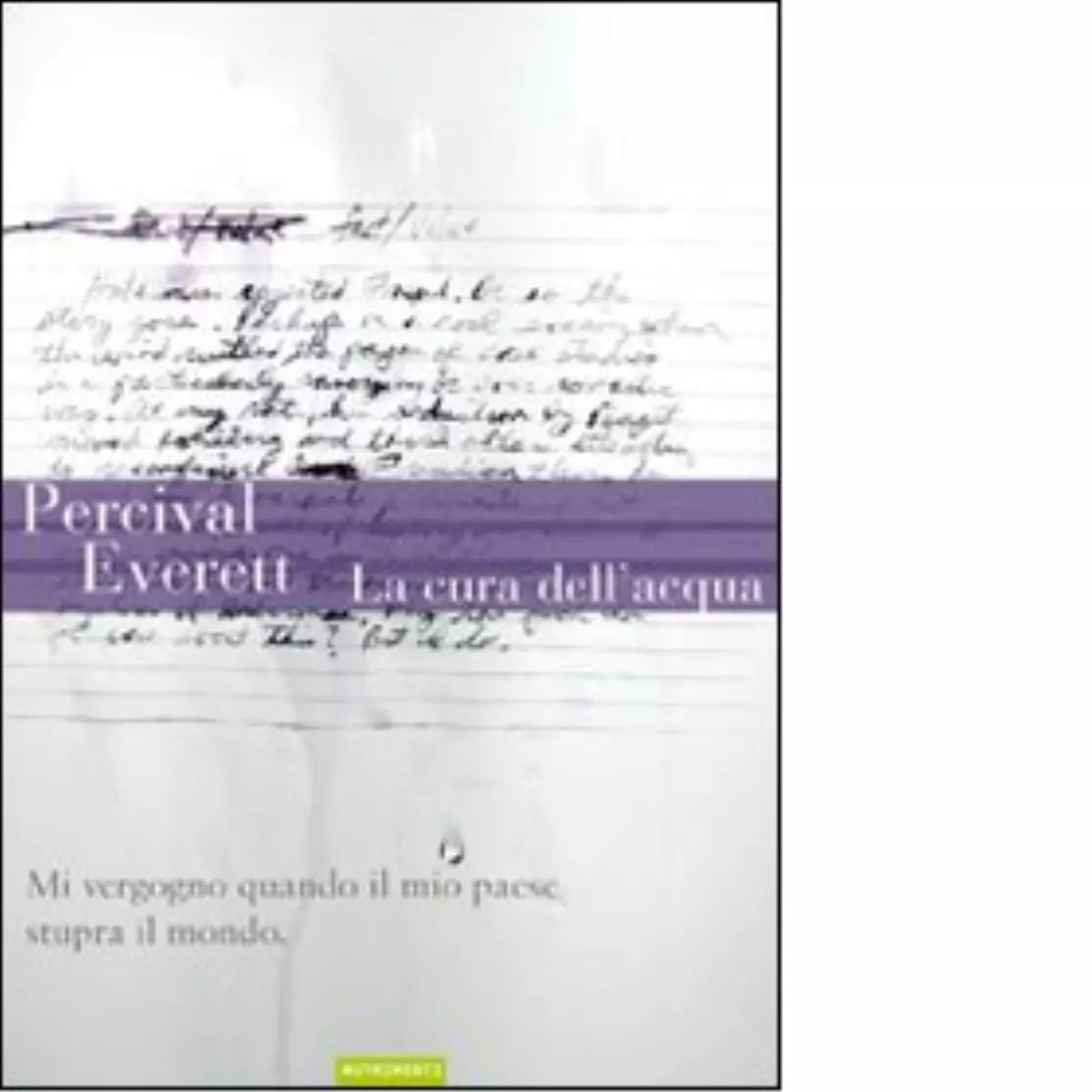 La cura dell acqua di Percival Everett