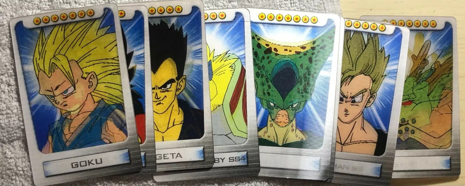 Lotto 9 cards Morphocards Dragonball di Aa.vv., 2005, Giocoplast