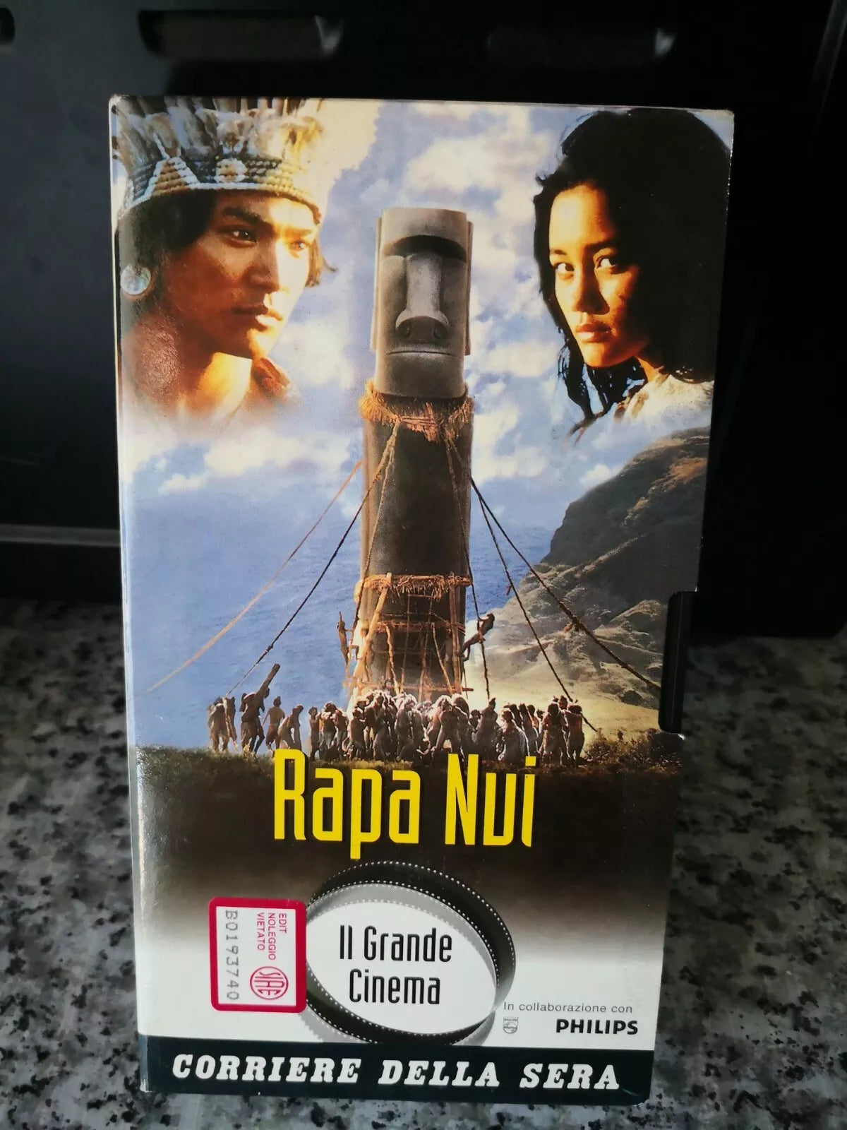 Rapa Nui - vhs -1993 - corriere della sera -F