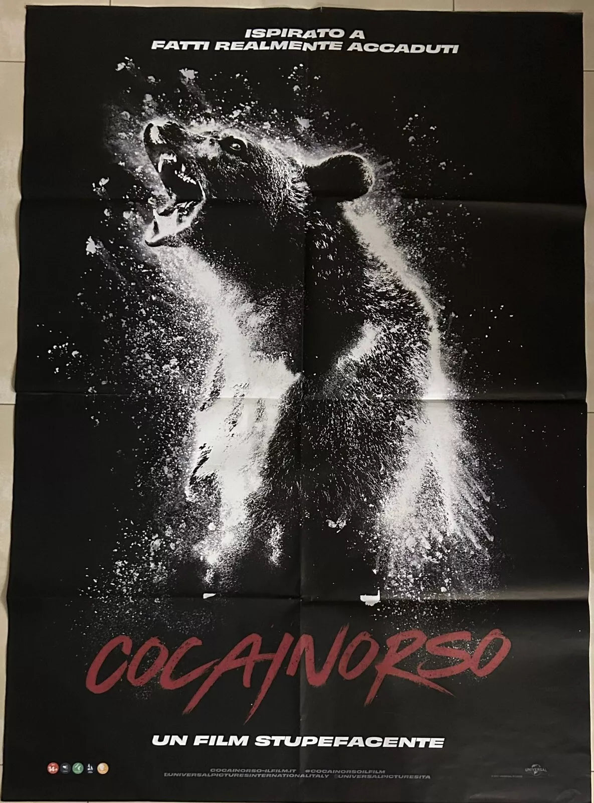 Poster locandina Cocainorso 100x140 ORIGINALE da cinema di Elizabeth Banks